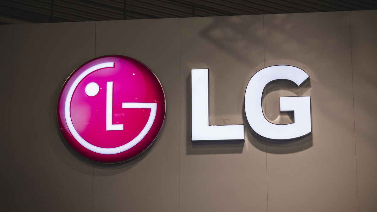 BARCELONA, SPAIN - JANUARY 31: A logo sits illuminated outside the LG booth at ISE 2023 and IOT Solution World Congress at Fira Barcelona on January 31, 2023 in Barcelona, Spain. Integrated Systems Europe (ISE) is the largest Audio Visual systems integration show in the world, with 850 exhibitors and is organised by Integrated Systems Events. IOTSWC 2023 is the leading event on trends in digital transformation, based on disruptive technologies. (Photo by Cesc Maymo/Getty Images)