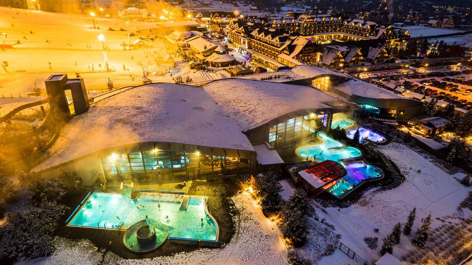 Termy Bania z lotu ptaka