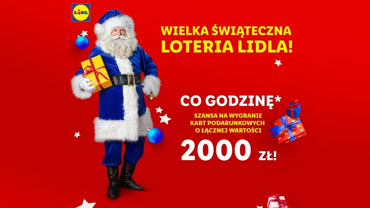Świąteczna Loteria Lidla: zasady, wyniki