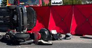 Przędzel: 32-letni motocyklista zginął po zderzeniu z osobówką. Policjanci wyjaśniają okoliczności wypadku