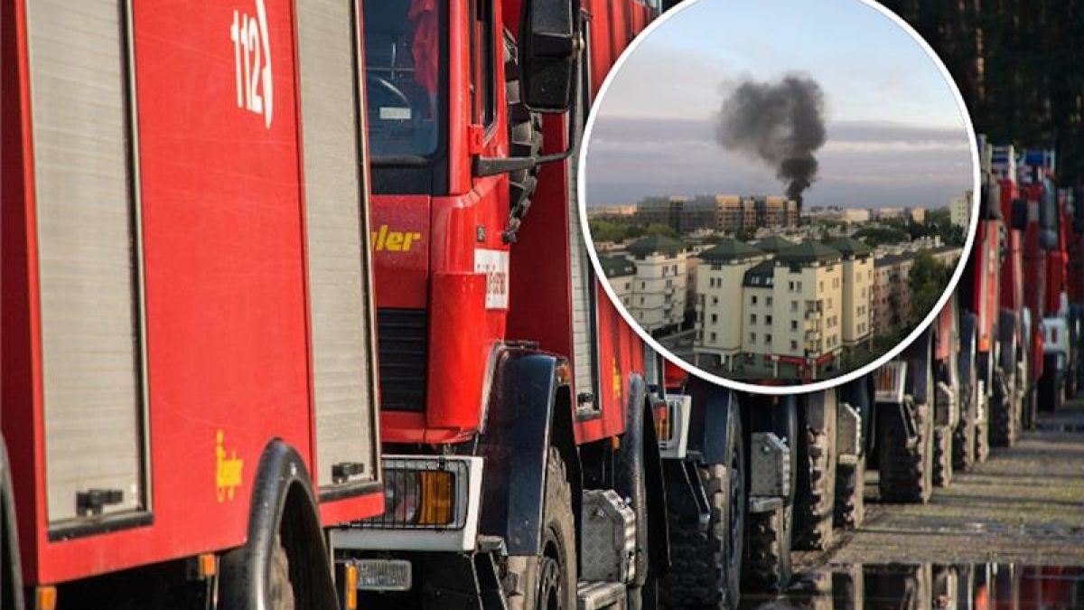 Pożar na warszawskiej Ochocie