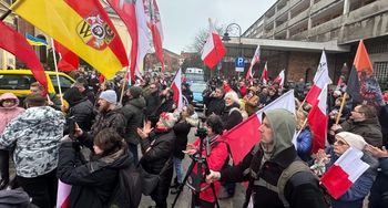 Protest w centrum Wrocławia. Nie chcą brygady z Ukrainy