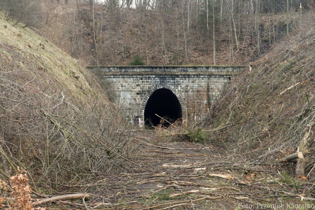 Tunel kolejowy w Kowarach - październik 2024