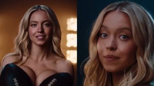 U Sydney Sweeney bez zmian: znów kusi w reklamie bukmachera, zasłaniając się tylko piłkami. Upór godny podziwu? (WIDEO)