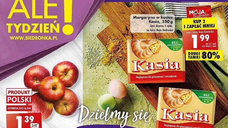 Biedronka gazetka od poniedziałku 4.04