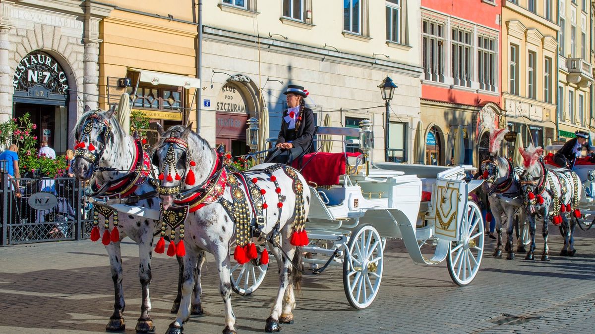Dorożki będą miały zakaz postoju i przejazdu przez Rynek Główny w Krakowie