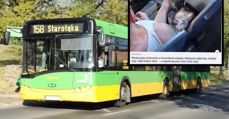 Poznaniak się zdenerwował. Z ukrycia zrobił zdjęcie w autobusie