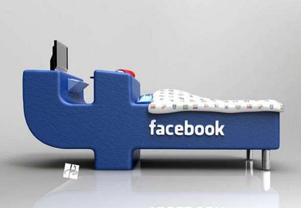 FBed - łóżko dla maniaków Facebooka 1