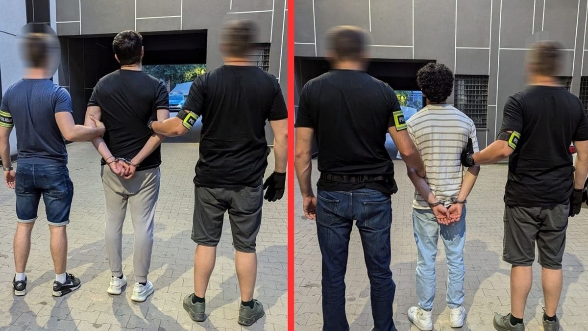 Policjanci złapali dwóch Turków za zniszczenie mienia