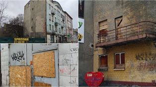 Będzin: Puste witryny, w miejscu okien dykty. Centrum umiera