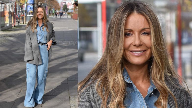 Małgorzata Rozenek przed studiem "Dzień Dobry TVN"