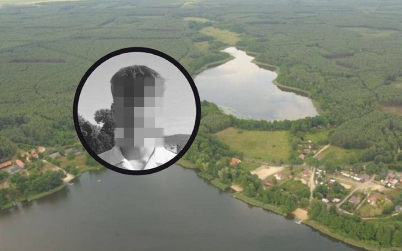 Łowił w jeziorze, gdzie utonął Dominik. "Zdradliwa woda"