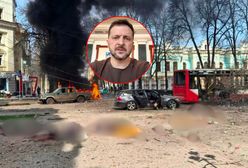 Zełenski zabrał głos po ataku na Sumy. Takich słów jeszcze nie używał