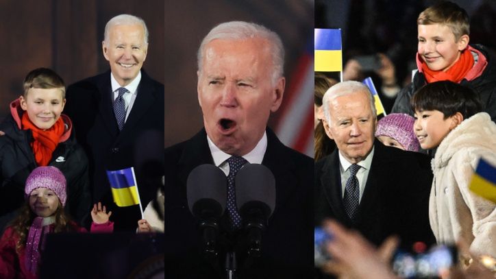 Po wystąpieniu Joe Bidena poleciał hit Coldplay, a na scenę wyszły dzieci