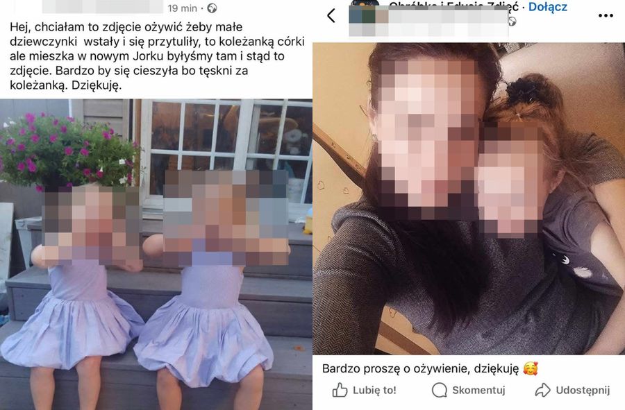 Przerabianie zdjęć dzieci - niepokojący trend w internecie