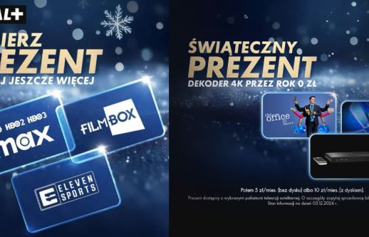 Canal+ promuje się na Święta: dodatkowe kanały i lepszy sprzęt za darmo
