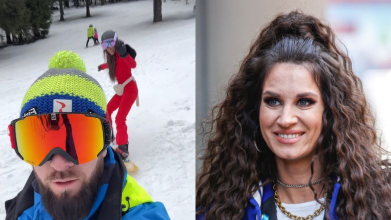 Sylwia Grzeszczak dokazuje z nowym partnerem na stoku