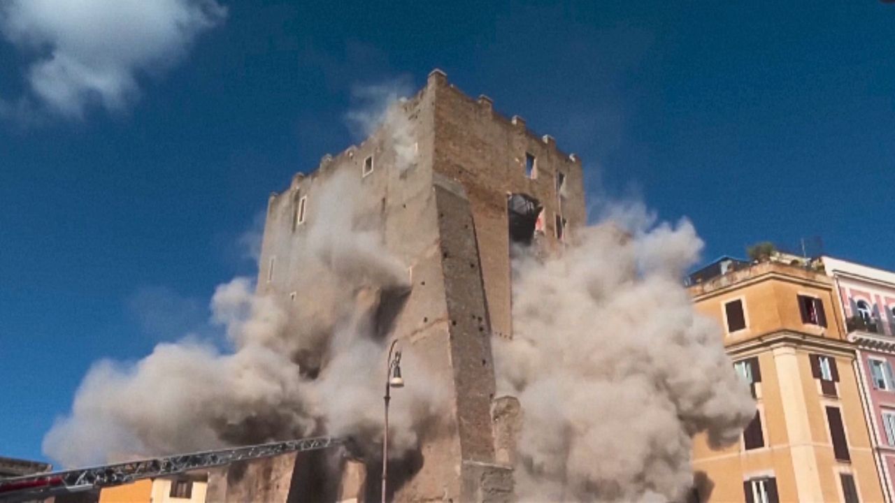 Tragedia w sercu Rzymu. Nagranie z wypadku niedaleko Koloseum