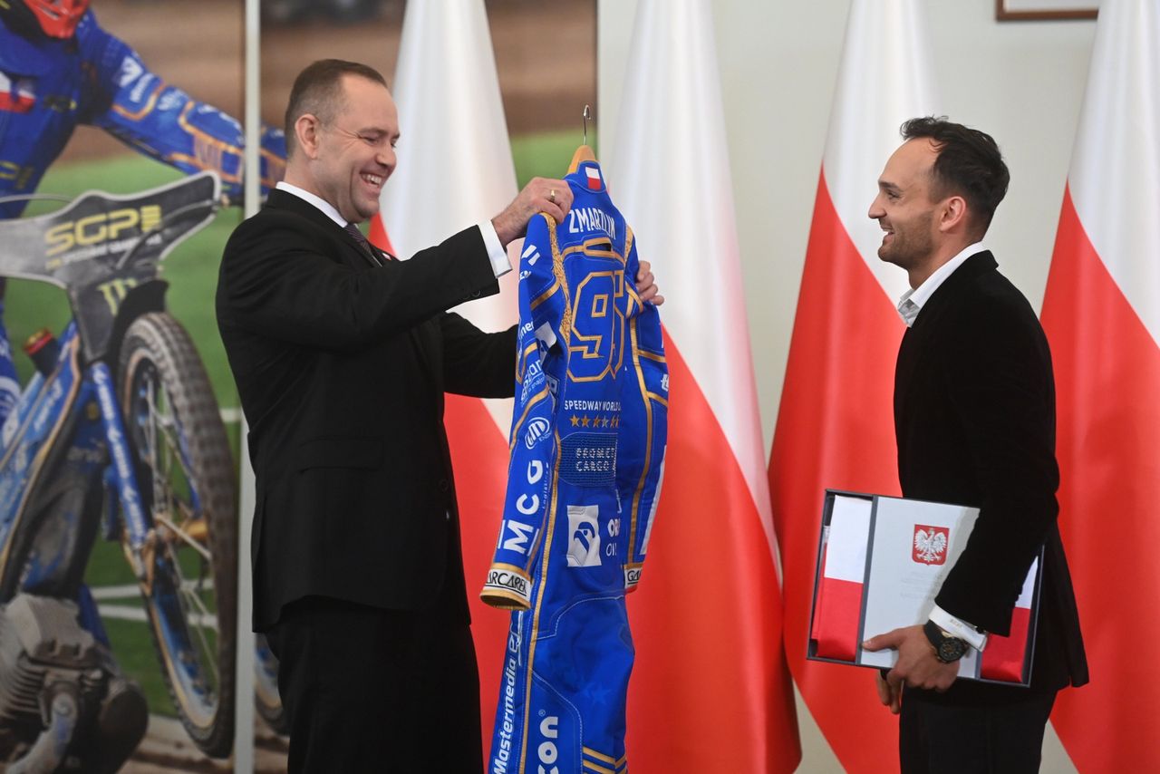 Bartosz Zmarzlik w Pałacu Prezydenckim. Sportowiec został doceniony