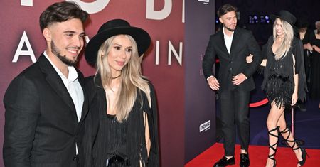 Leon Myszkowski zabrał ukochaną na premierę filmu. Ksenia zaszalała z butami