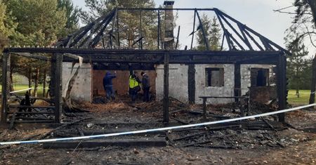 Śląskie. Tragedia w Myszkowie. Śmierć w pożarze domku gościnnego