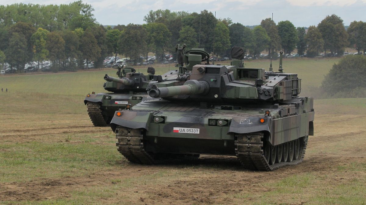 Pokaz dynamiczny czołgów K2 Black Panther 
