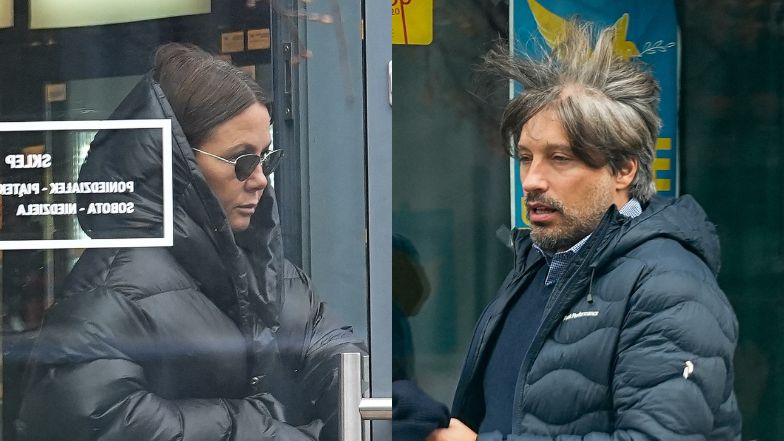 Kinga Rusin i Marek Kujawa zjawili się w Warszawie