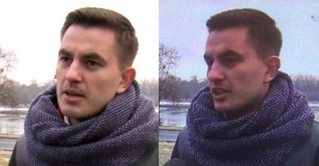 Telewizja Polska usunęła serduszko WOŚP-u... z kurtki posła PO