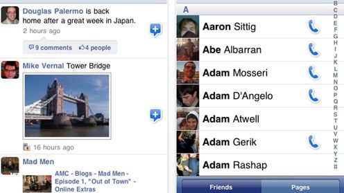 Facebook na iPhone’a zaktualizowany 1