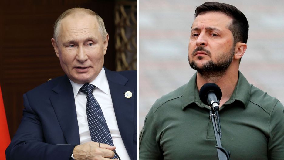 Władimir Putin, Wołodymyr Zełenski