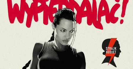 Jolie "dołącza" do protestu kobiet. Wulgarny plakat robi furorę
