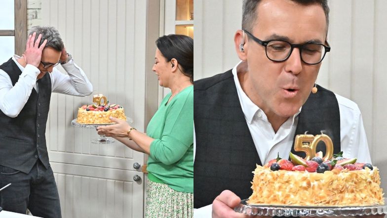 Katarzyna Cichopek i Maciej Kurzajewski w "Pytaniu na Śniadanie"