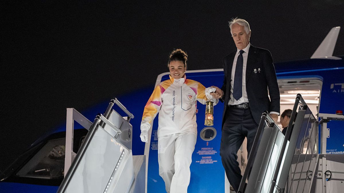 Igrzyska 2026 - olimpijski ogień dotarł z Aten do Rzymu