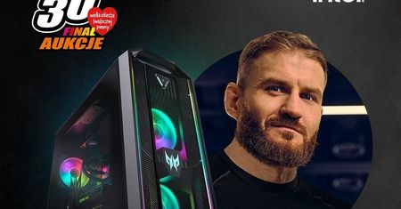 Acer i Jan Błachowicz dla WOŚP. Komputer z RTX 3090 i gra z mistrzem MMA na licytacji
