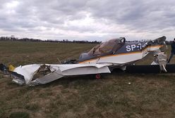 Wypadek na lotnisku w Gliwicach. Rozbiła się awionetka