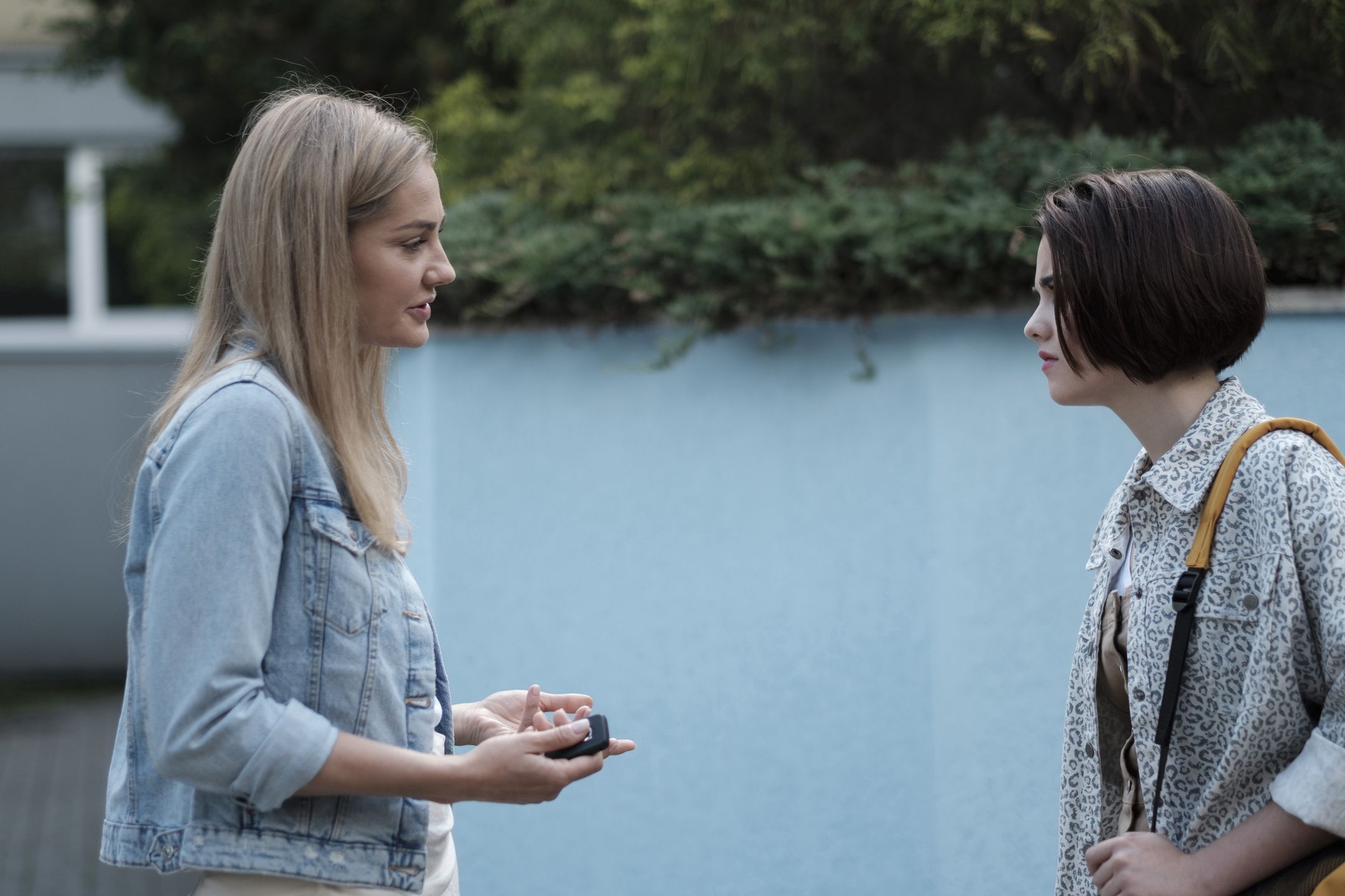 Alicja Wieniawa-Narkiewicz i Małgorzata Socha na planie "Przyjaciółek"