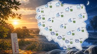 Tylko kilka stopni powyżej zera. Totalny zjazd temperatury w nocy
