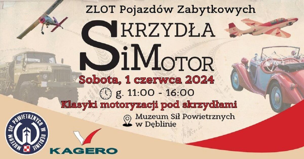 Zabytkowe motocykle i samoloty Dęblin