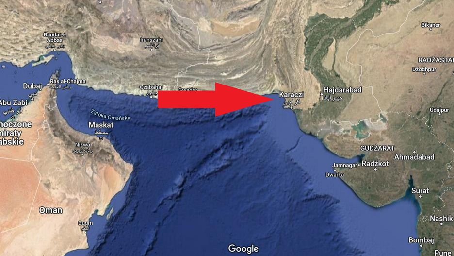 Przesyłka dla Kijowa z Pakistanu transportowana przez Polskę