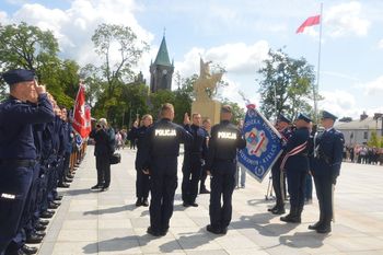 Końskie: Wojewódzkie Święto Policji. Były awanse i odznaczenia