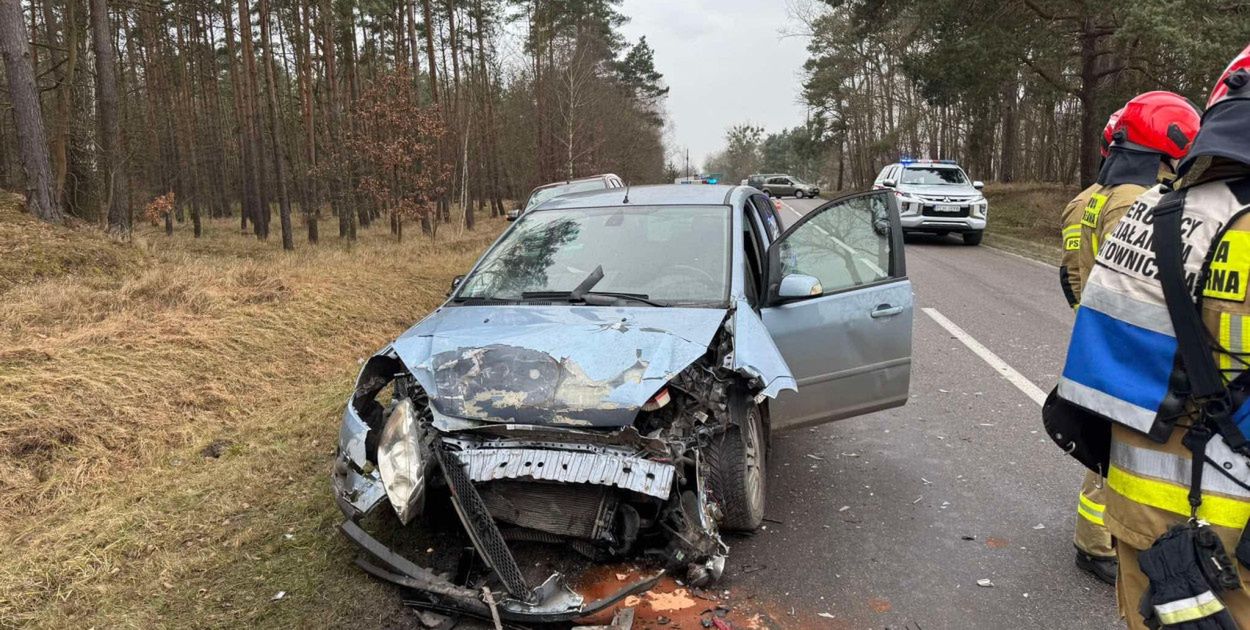 Wypadek między Szamocinem a Zacharzynem
