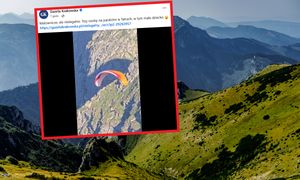 Taki widok w Tatrach. Trzy osoby, w tym dziecko. Jest nagranie