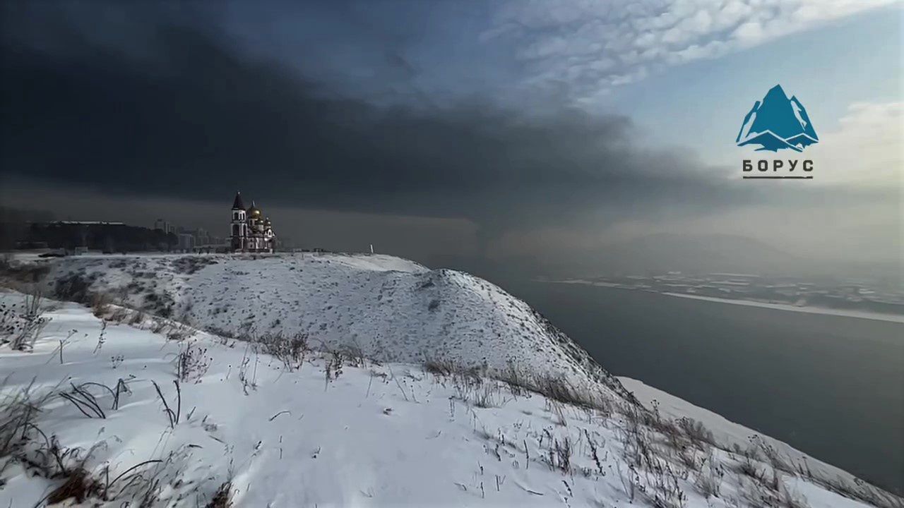 Pożar w Krasnojarsku 