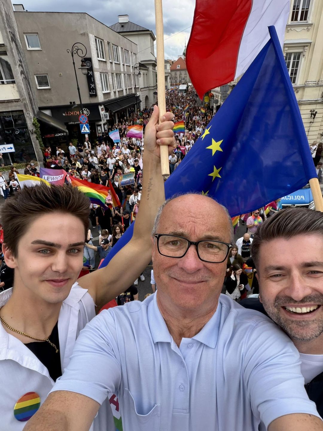 Kacper Nowicki, Włodzimierz Czarzasty, Krzysztof Śmiszek