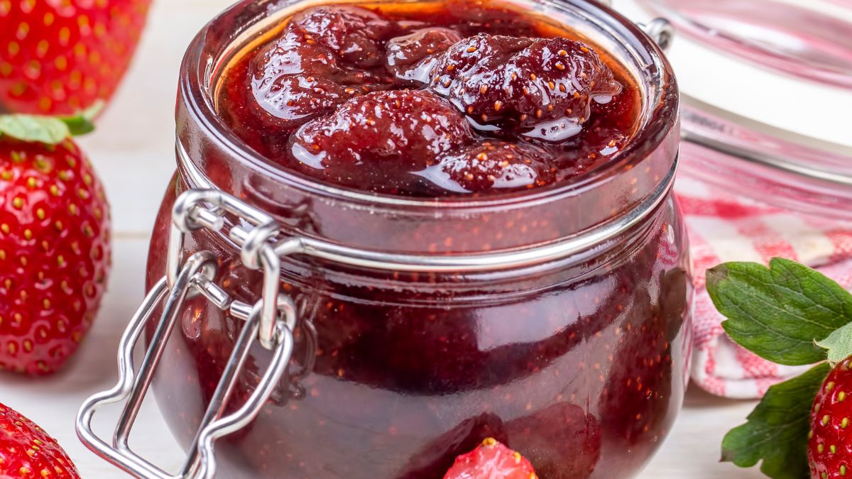 Dżem truskawkowy z czekoladą  -  Pyszności