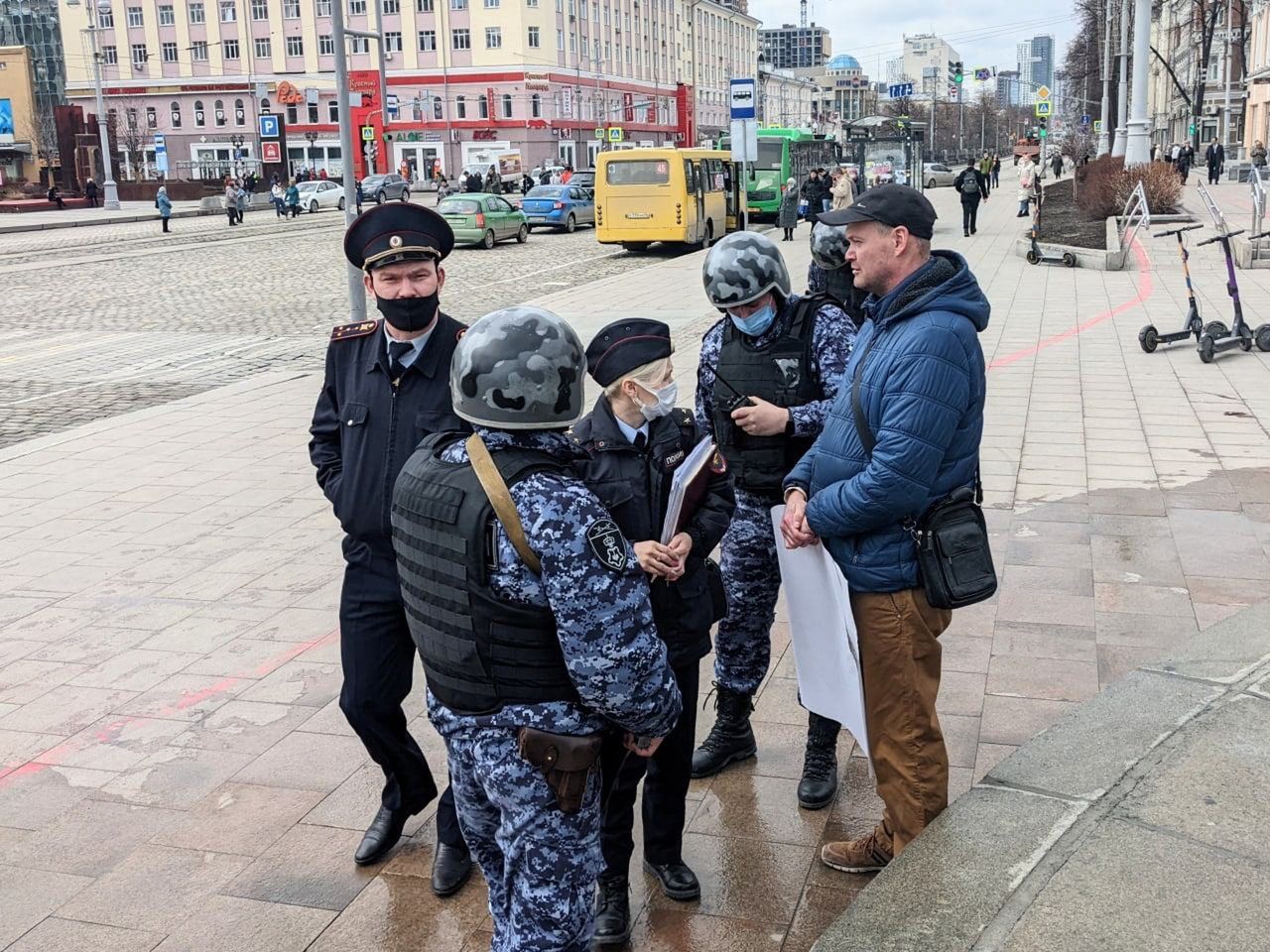 Mężczyzna został zatrzymany przez policję