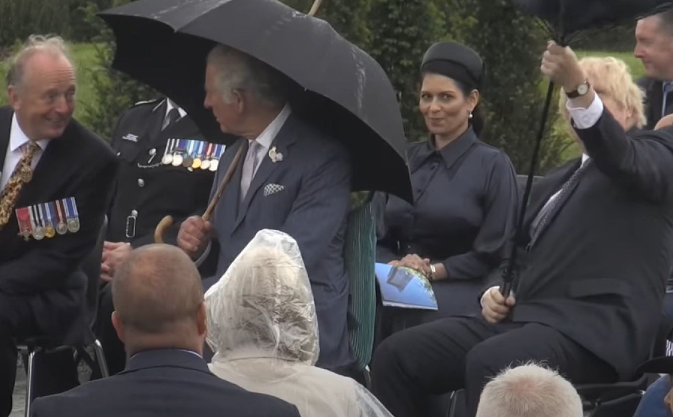 Książę Karol i Boris Johnson