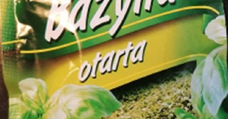 Uwaga na suszoną bazylię Bolinero. Część partii produktu została wycofana ze względu na wykrycie bakterii Salmonella