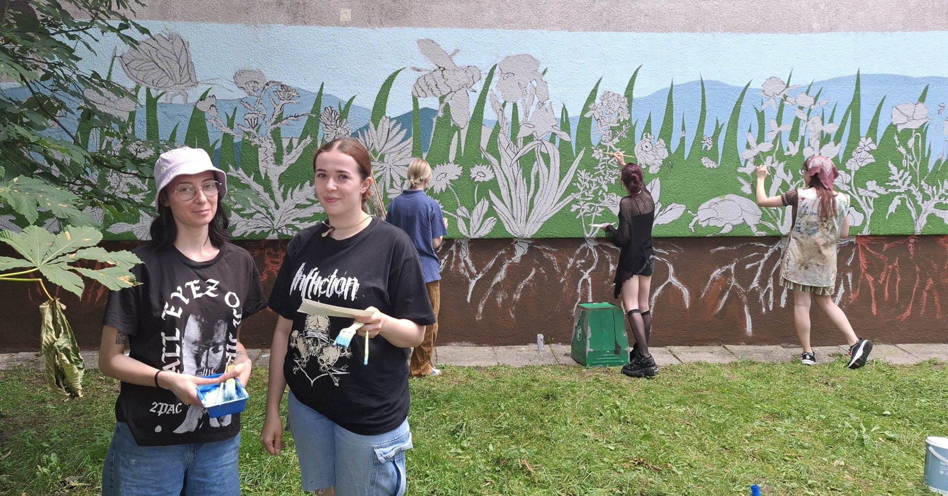Tak powstają murale na krakowskim osiedlu