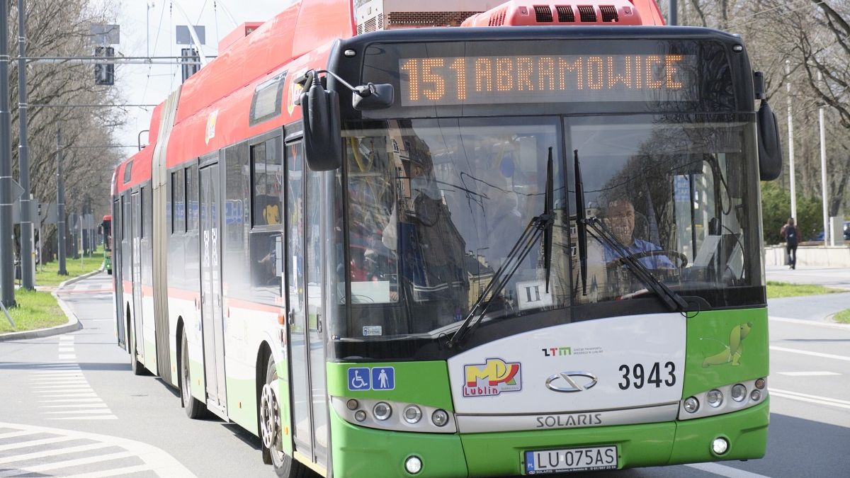 Trolejbus MPK Lublin na linii 151